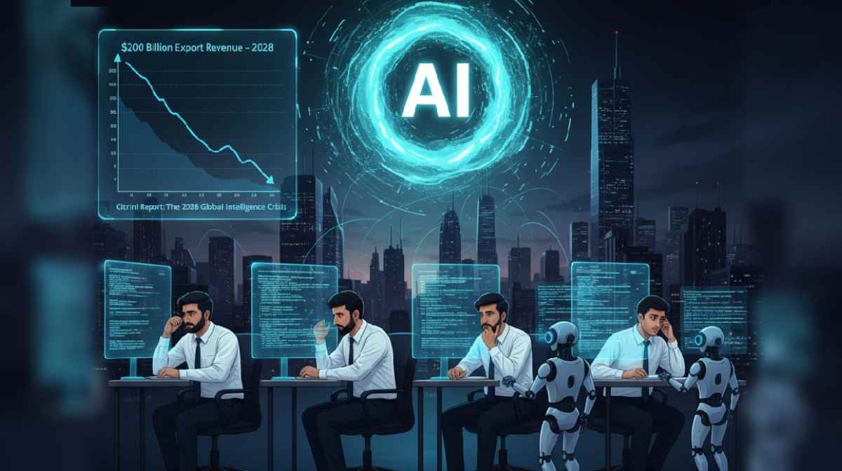 എഐ ഡൂംസ്ഡേ റിപ്പോര്‍ട്ട്; ടിസിഎസ്, ഇൻഫോസിസ്, വിപ്രോ അടക്കം ഭീഷണിയില്‍ |  Citrini Research Predicts 2028 Global AI Crisis: Impact on Indian IT