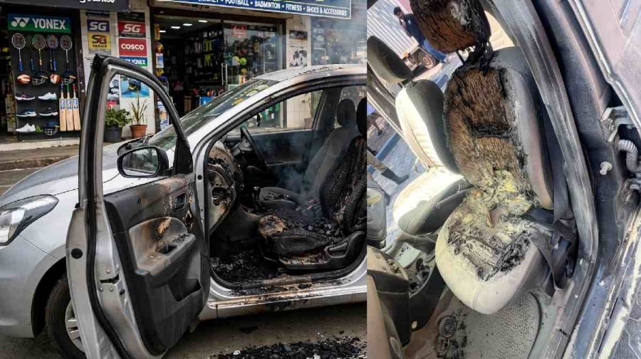 kozhikode-car-fire