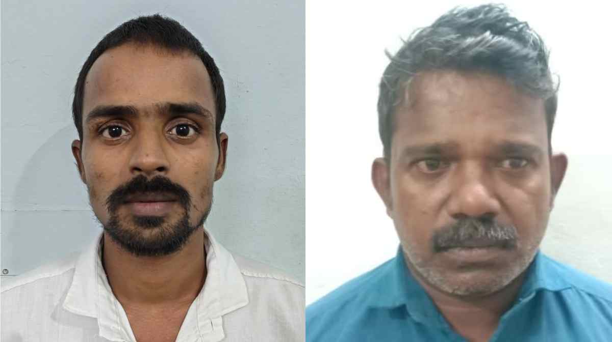 മോഷ്ടാക്കളായ പൊടിച്ചന്‍ (ഇടത്), ഷൈജു ഖാന്‍ (വലത്)