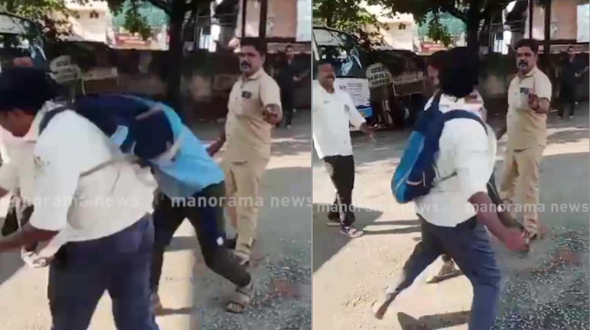 kerala-ksrtc-depot-fight-due-to-duty-issue