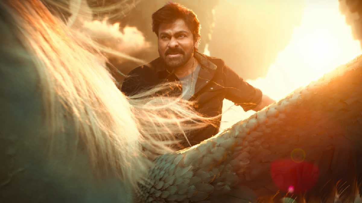 ഇതെന്താ കാര്‍ട്ടൂണോ?'; ദിനോസര്‍, ഡ്രാഗണ്‍; ചിരഞ്ജീവി ചിത്രത്തിന്‍റെ ടീസറിന്  പരിഹാസം ​| Chiranjeevi | Viswambhara