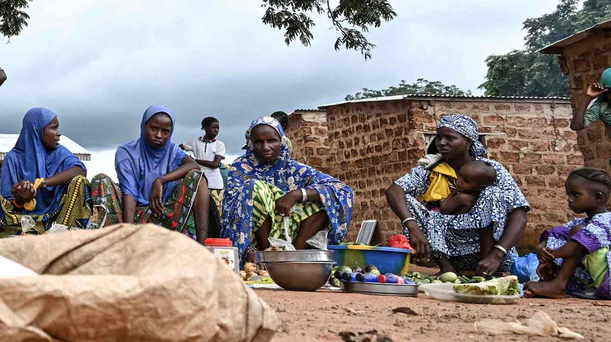അഭയാര്‍ഥി ക്യാംപിലെ ദൃശ്യം