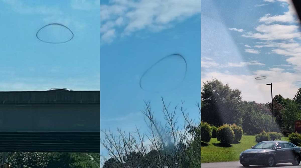 വിര്‍ജിനിയയിലെ വിവിധയിടങ്ങളില്‍ നിന്ന് ആളുകള്‍ പകര്‍ത്തി ചിത്രങ്ങള്‍ (Image: X )