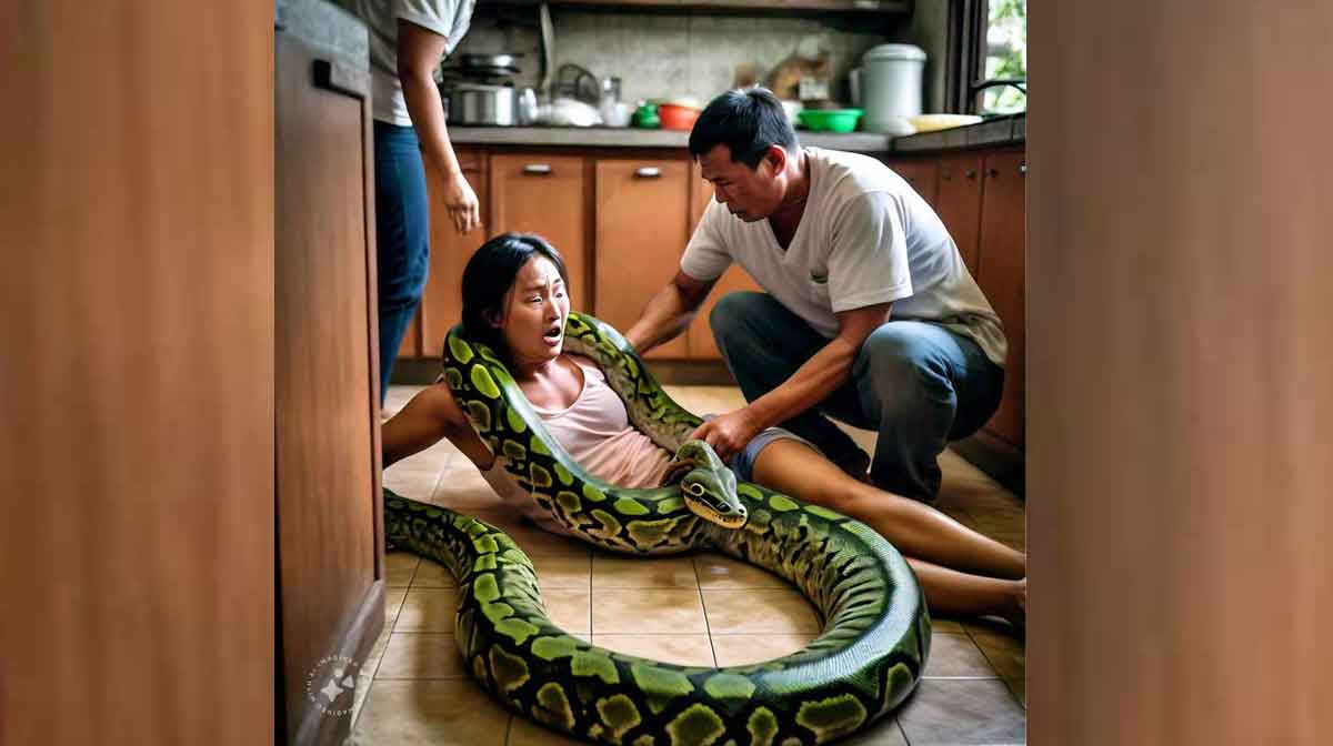വരിഞ്ഞുമുറുക്കി പെരുമ്പാമ്പ് | Woman rescued from python | Python ...