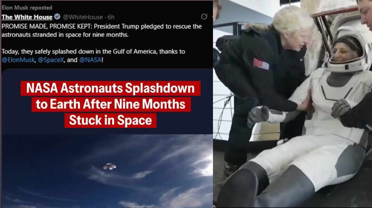 white-house-thanks-spacex-for-sunita-williams-return