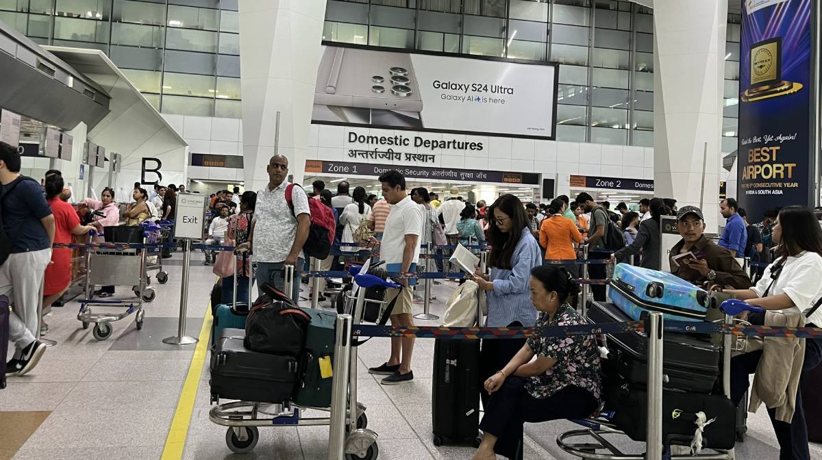 power-outage-at-delhi-airport Image Courtesy: SidMalik28/X