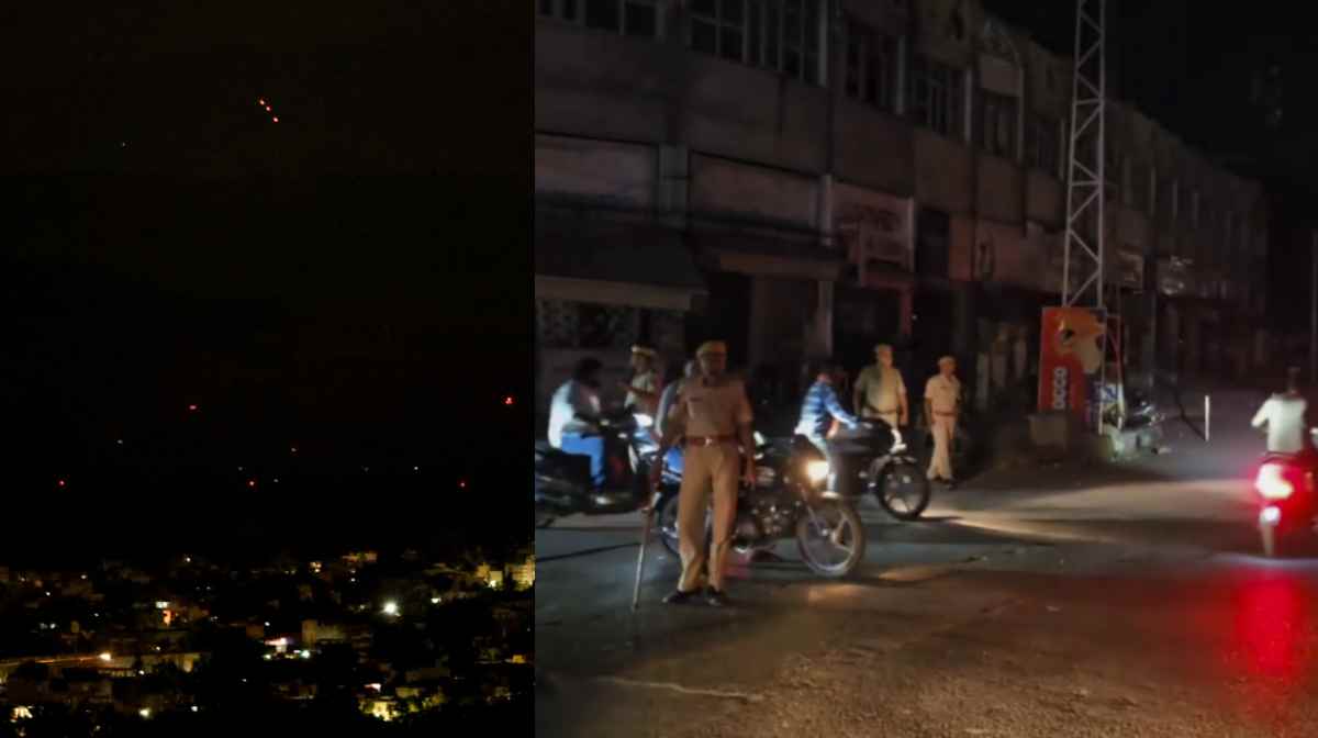 security-personnel-on-a-road-during-blackout-in-view-of-the-india-pakistan
