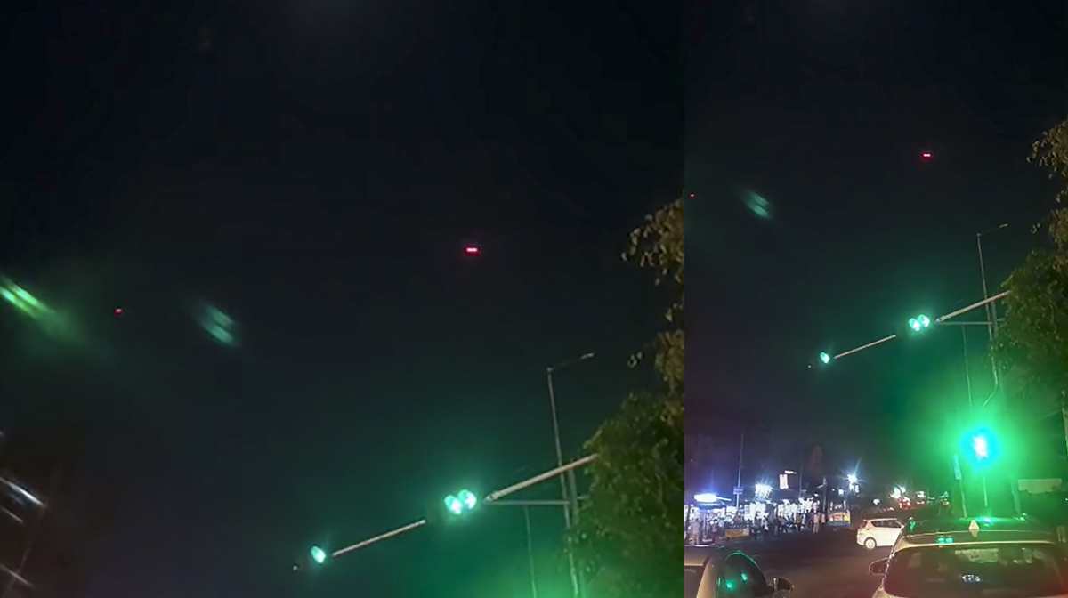 Missiles streak across the city sky, in Jammu