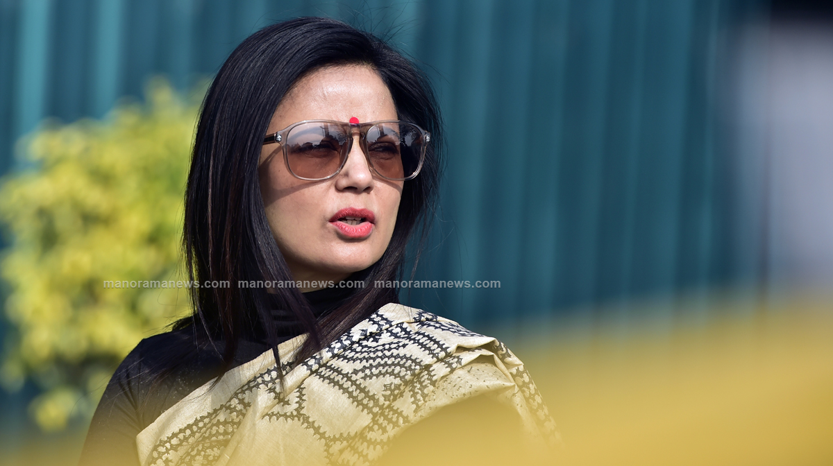 NEW DELHI 2023 DECEMBER 20     :  Mahua Moitra . She is an Indian politician and former investment banker. She won the 2019 Indian general election as an All India Trinamool Congress party candidate from Krishnanagar and served as a Member of Parliament, Lok Sabha from 2019 to 2023 ( up to the suspension)    . @ JOSEKUTTY PANACKAL / MANORAMA