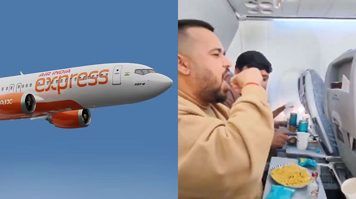 Image: Air India Express (left),  X  (right)
