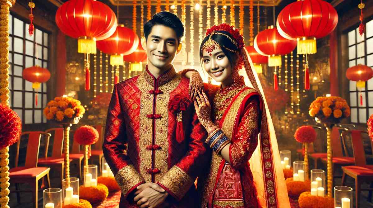 chinese-groom-indian-bride