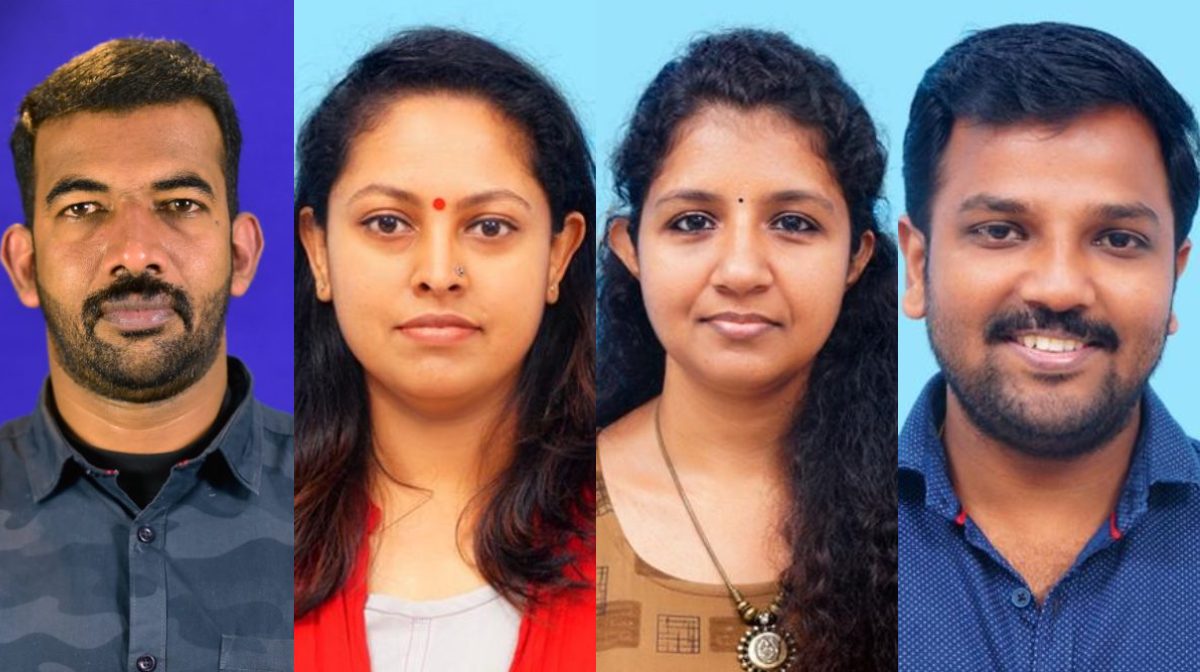 സന്തോഷ് പിള്ള, കാര്‍ത്തിക തമ്പാന്‍, സി.ചന്ദ്രകല,  ര‍‍ഞ്ജിത് ആര്‍.നായര്‍ 