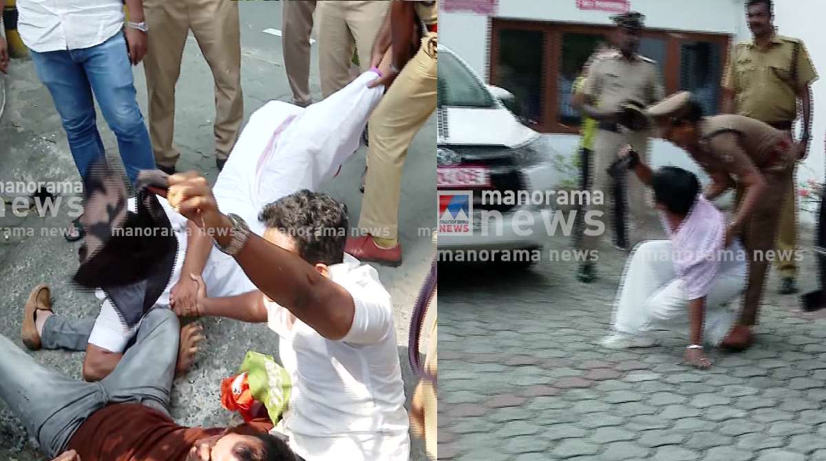 ksu-black-flag-protest-cm-kochi-guesthouse