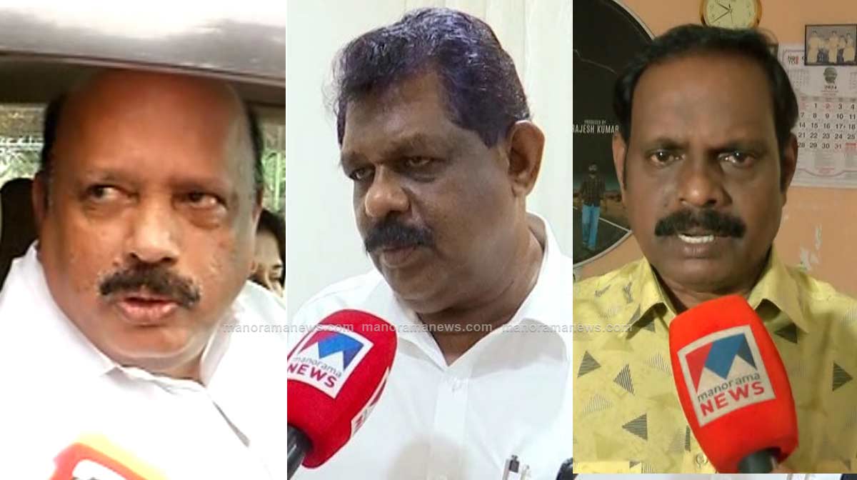 തോമസ് കെ.തോമസ്, ആന്റണി രാജു, കോവൂര്‍ കുഞ്ഞുമോന്‍