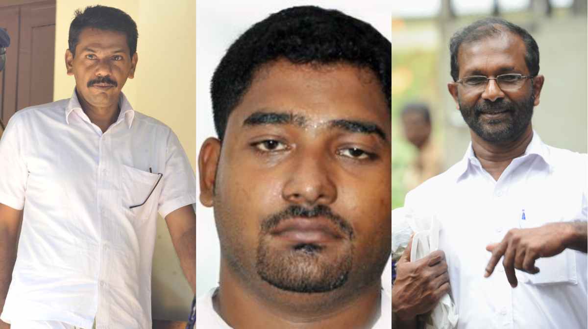 ട്രൗസര്‍ മനോജ് (ഇടത്തേയറ്റം), സിജിത്ത്, കെ.സി.രാമചന്ദ്രന്‍