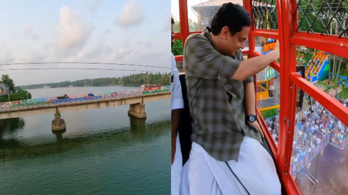 ചാലിയാറിന് മുകളിലൂടെ റോപ് കാറിൽ ഒരു യാത്ര; വിഡിയോയുമായി മന്ത്രി റിയാസ് ...