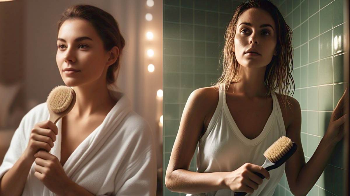 dry-brushing