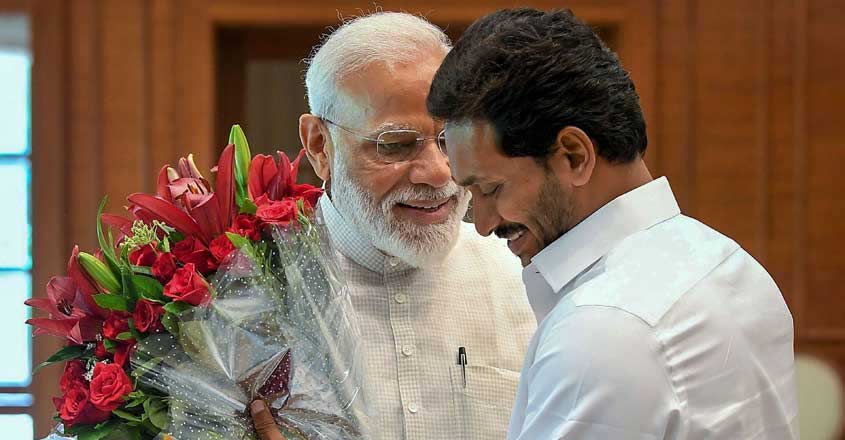 Narendra Modi and Jagan Mohan Reddy Narendra Modi and Jagan Mohan Reddy