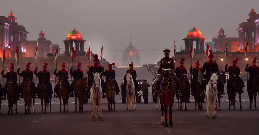 Beating-retreat-ceremony-in Beating-retreat-ceremony-in