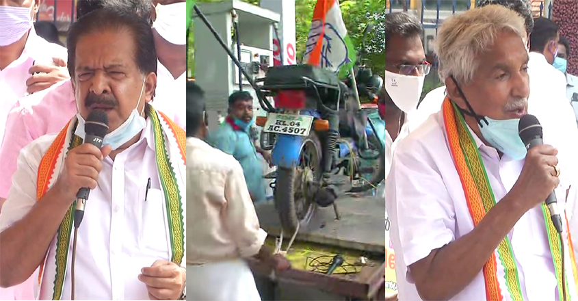 congress-petrol-protest congress-petrol-protest
