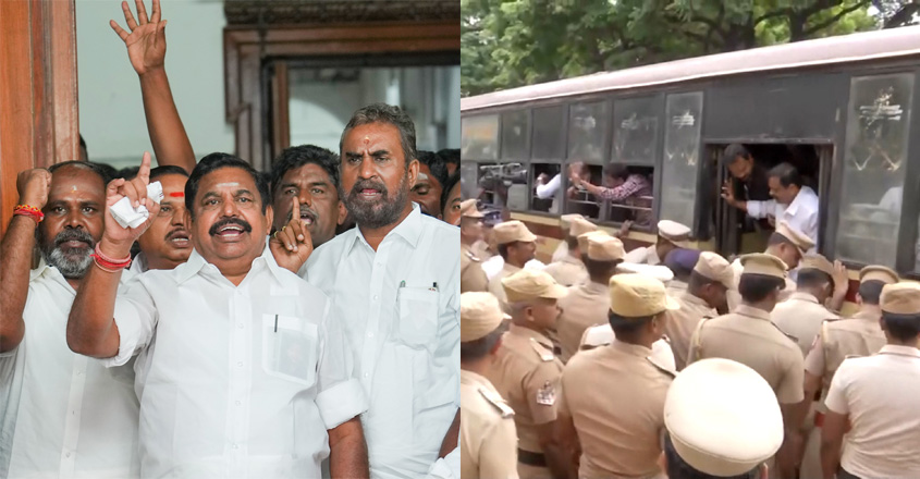 Tamil Nadu Opposition Leader Edappadi Palanisamy Arrested Tamil Nadu ...