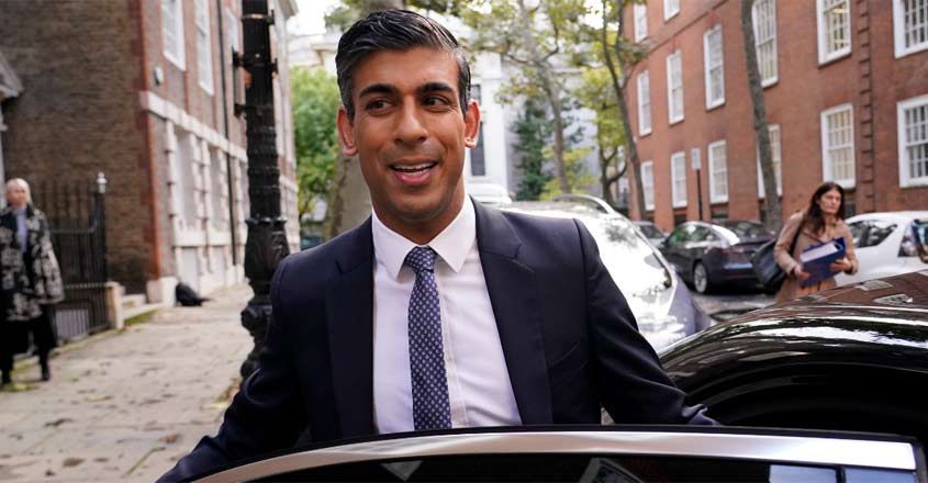 Rishi Sunak the British Prime Minister;  Indian descent;  Historical moment Rishi Sunak becomes the first British Prime Minister of Indian descent UK |  United Kingdom |  malayalam news |  manoramanotizie |  Kerala news |  news from India |  national news |  Kerala Rain News |  Latest news