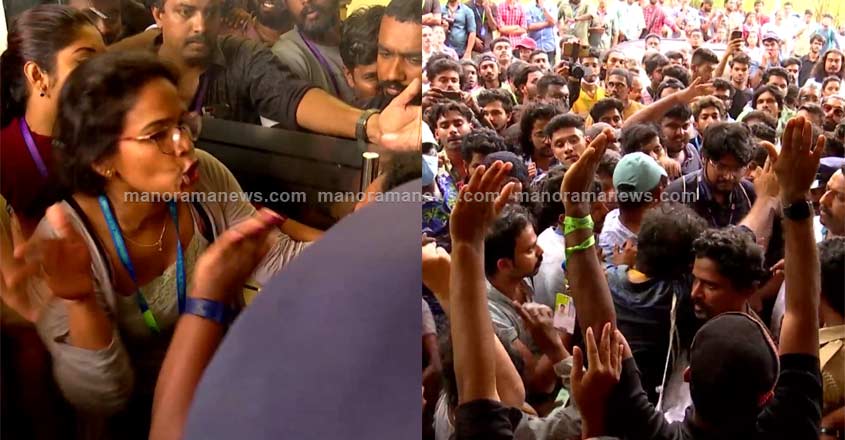 Mammootty’s “Nanpakali” came out despite being booked;  anger;  Strength |  Clash During Nanpakal Nerathu Mayakkam Film Screening at IFFK Thiruvananthapuram |  Latest news