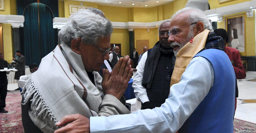 Narendra-Modi-with-Sitaram-Yechury
