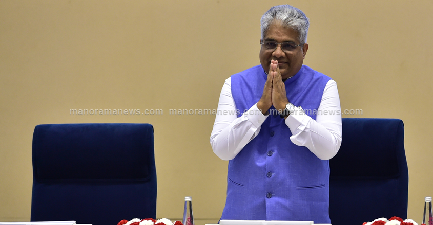 New Delhi 2023 June 05 : Bhupender Yadav , Union Cabinet Minister for Environment, Forest & Climate Change; and Labour & Employment

@ Rahul R Pattom / Manorama