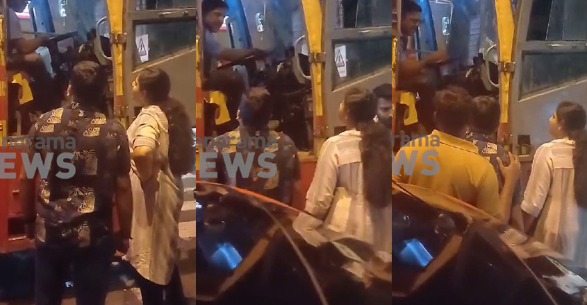 argument-with-ksrtc-driver-and-mayor-arya-rajendran