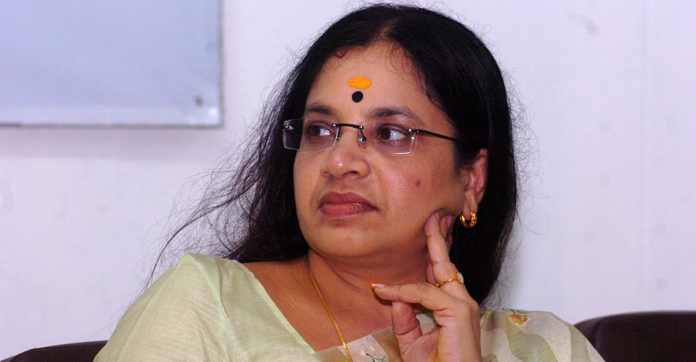 KOZHIKODE 4th September 2010 :Film Dubbing Artist K Bhagyalakshmi during Devanad award distributing ceremony on Saturday / Photo: James Arpookkara , CLT #