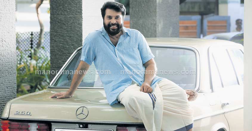Mammootty-with-his-car Mammootty-with-his-car