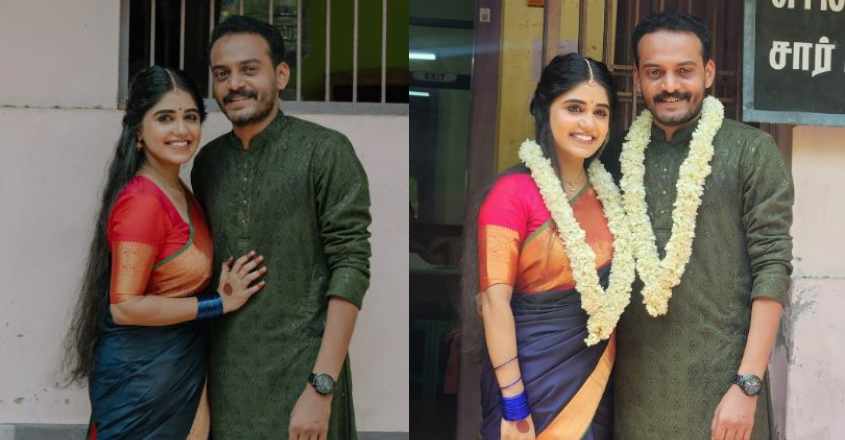Devadath Devadath Shaji | ‘ഒരു ഒപ്പിലൂടെ അവൾ ‘ദേവവധുവായി’; ദേവദത്ത് ഷാജി വിവാഹിതനായി