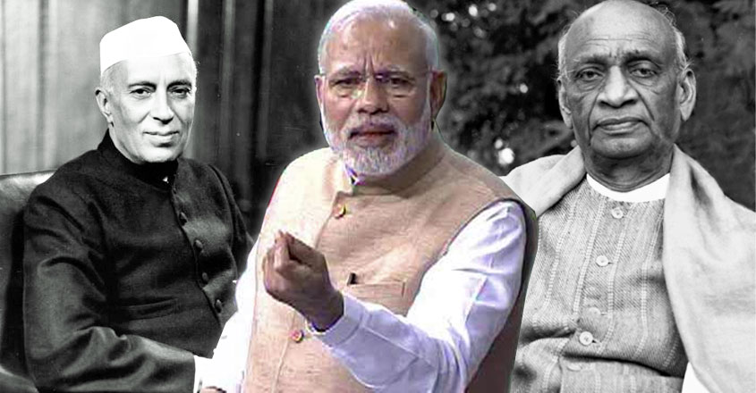 modi-nehru modi-nehru