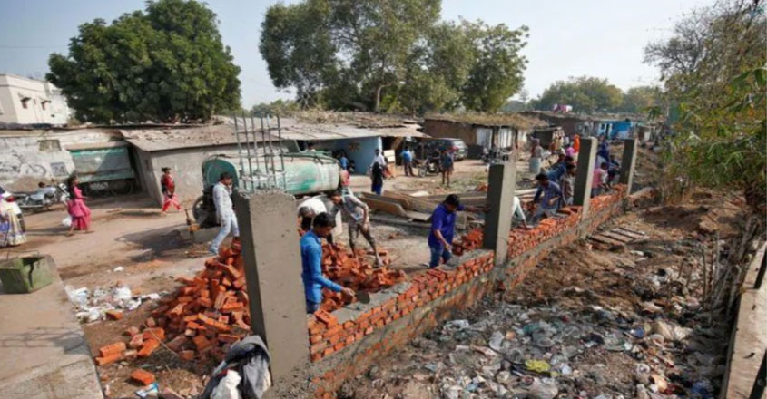 wall-gujarat-trump wall-gujarat-trump