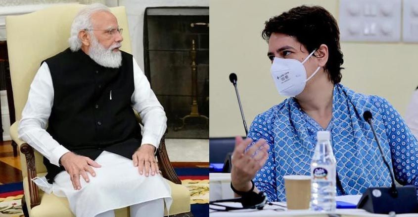 modi-priyanka-congress modi-priyanka-congress