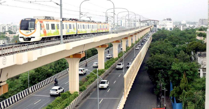 National Highway below, one-pillar overpass and subway above;  Nagpur is famous for Guinness Road |  Register |  Social media |  India News |  national news