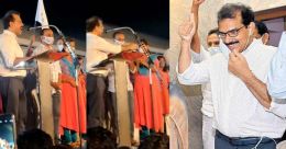 മർദിച്ചിട്ടും വോട്ട്ചെയ്തു; ദമ്പതികൾക്ക് ട്വന്റി–20 വക ഒരു ലക്ഷം സമ്മാനം: വിഡിയോ മർദിച്ചിട്ടും വോട്ട്ചെയ്തു; ദമ്പതികൾക്ക് ട്വന്റി–20 വക ഒരു ലക്ഷം സമ്മാനം: വിഡിയോ