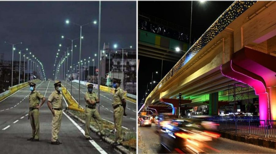 vytila-kundanoor-overbridge-lighting