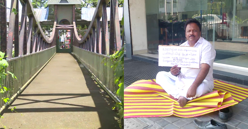 contractor-protest-infront-of-kitco-office-in-kochi