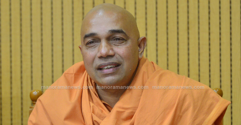 New Delhi 2022 April 26 : Swami Guruprasad , Board Commitee Sree Narayana Dharma Sangham Trust 

@ Rahul R Pattom / Manorama