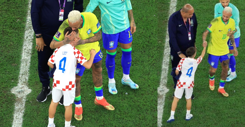 As Neymar mourned, the Croatian star’s son comforted him by patting him on the back Football |  FIFA World Cup 2022 |  qatar |  Brazil |  Neymar |  croatia |  Ivan Perisic |  Sports news