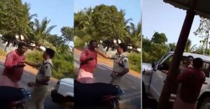 പേര് മാറ്റിപ്പറഞ്ഞു; ധിക്കാരപൂർവ്വം സംസാരിച്ചു; യുവാവിനെ കയ്യേറ്റം ചെയ്ത പൊലീസ് ന്യായം പേര് മാറ്റിപ്പറഞ്ഞു; ധിക്കാരപൂർവ്വം സംസാരിച്ചു; യുവാവിനെ കയ്യേറ്റം ചെയ്ത പൊലീസ് ന്യായം