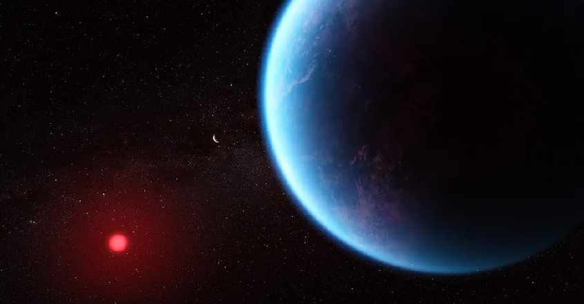 Artist Concept-Exoplanet K2-18 b (Image Credit: NASA)
