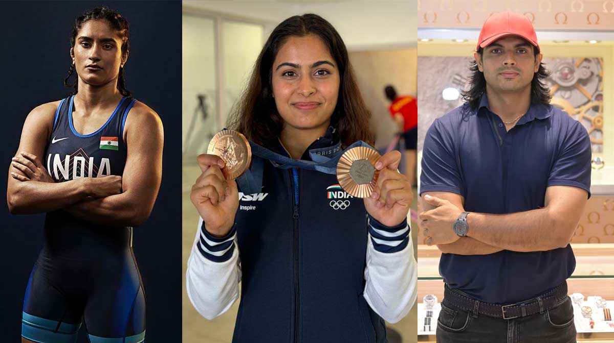 vinesh-phogat-manu-bhaker-neeraj-chopra