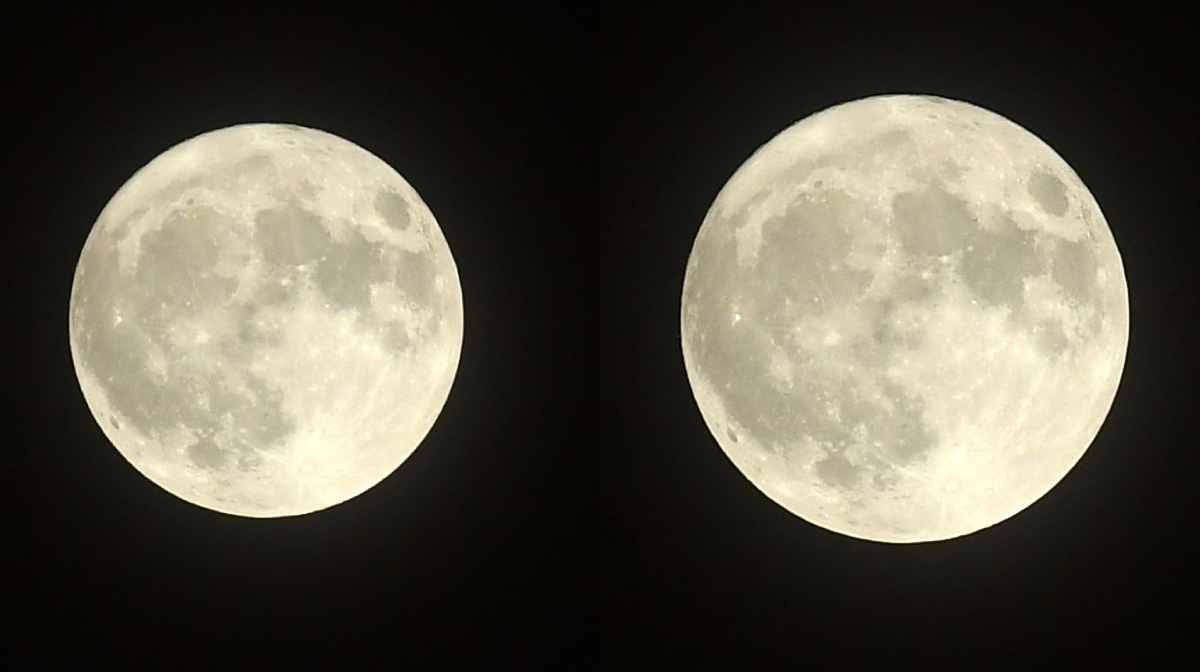 2023 ല്‍ കണ്ണൂരില്‍ ദൃശ്യമായ സൂപ്പര്‍മൂണ്‍.