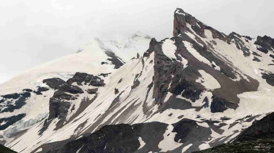 A view of the Garhwal Himalaya range