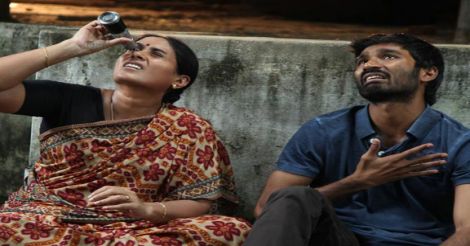 Saranya Ponvannan, Dhanush in Velai Illa Pattathari Movie Photos